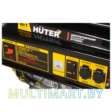 Бензиновый генератор Huter DY5000L  картинка 6